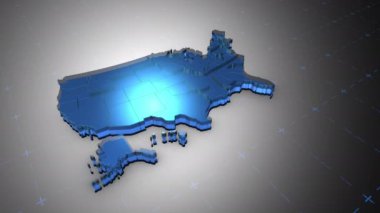 Arkaplanda 3 boyutlu canlandırma haritası