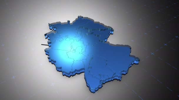 Carte Animation Sur Fond — Video