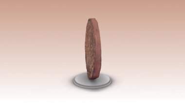 Arkaplanda 3d animasyon modeli