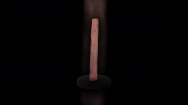 Arkaplanda 3d animasyon modeli