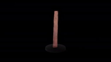 Arkaplanda 3d animasyon modeli