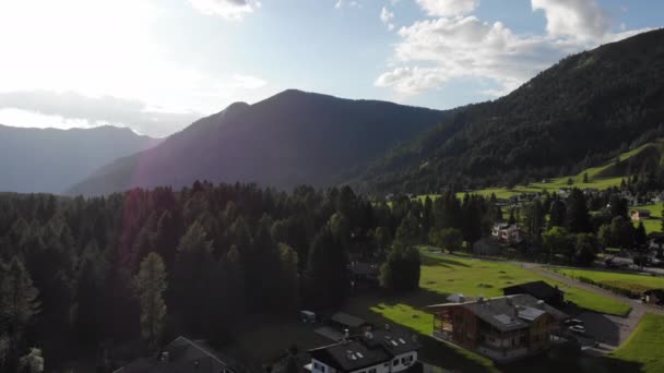 Mountain Aerial Footage Drone — Stock Video