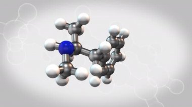 Gri arka planda 3D Modelleme