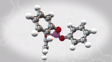 Gri arka planda 3D Modelleme