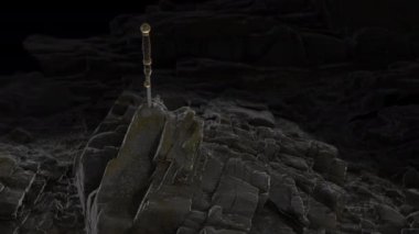 Arkaplanda 3d animasyon modeli