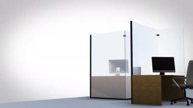 Beyaz arkaplanda 3 boyutlu grafik canlandırması