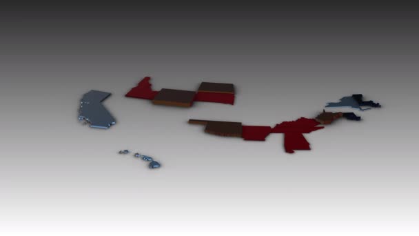梯度背景下3D动画模型 — 图库视频影像