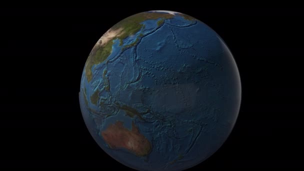 Internal Terrestrial Structure Model — Stock Video