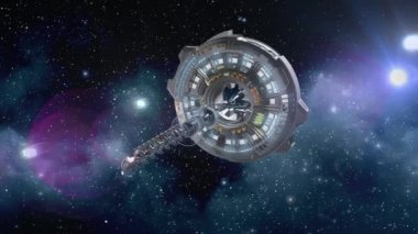 Göktaşı madenciliği animasyonu (3B model)