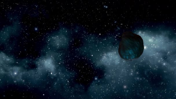 Asteroid Mining Animation Model — Stock Video