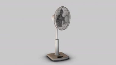 Hareket halindeki hayran 3D yeniden yapılandırma