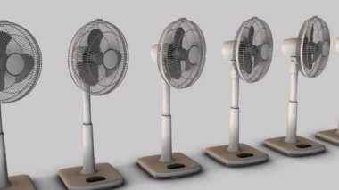 Hareket halindeki hayran 3D yeniden yapılandırma