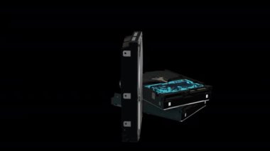 HDD 'nin 3B canlandırması (sabit disk sürücüsü)
