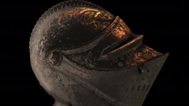 Siyah arkaplanda 3B model animasyonu