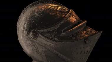 Siyah arkaplanda 3B model animasyonu