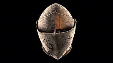 Siyah arkaplanda 3B model animasyonu