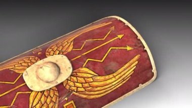Gradyan arkaplanda 3d animasyon modeli