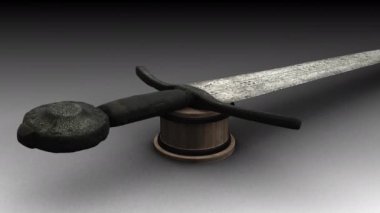 Gradyan arkaplanda 3d animasyon modeli