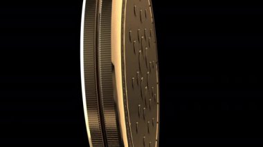 Siyah arkaplanda 3D animasyon modeli