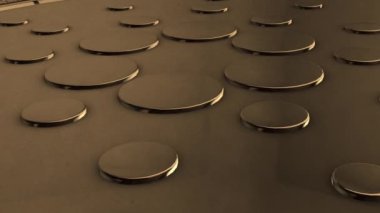 Siyah arkaplanda 3D animasyon modeli