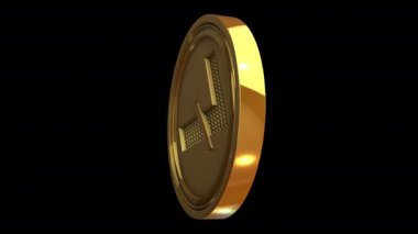 Siyah arkaplanda 3D animasyon modeli