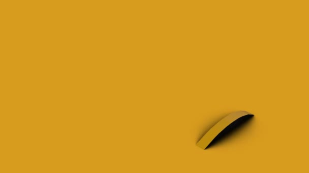 Animação Infográfico Isométrico Amarelo — Vídeo de Stock