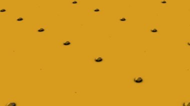 3B animasyon-Sarı izometrik bilgi