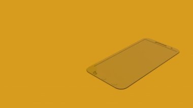 3B animasyon-Sarı izometrik bilgi