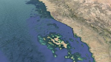 Suudi Arabistan coğrafi haritası bölgeleri