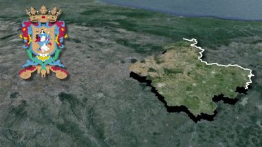 Senegal coğrafi haritasının bölgeleri