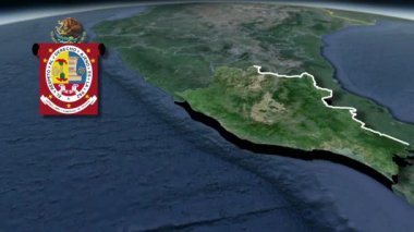 Senegal coğrafi haritasının bölgeleri