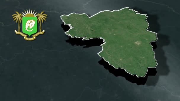 象牙海岸地区 — 图库视频影像
