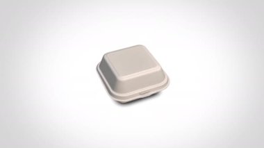 Beyaz arkaplanda 3B model animasyonu