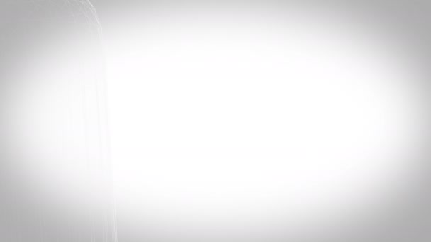 Beyaz Arkaplanda Animasyon Modeli — Stok video