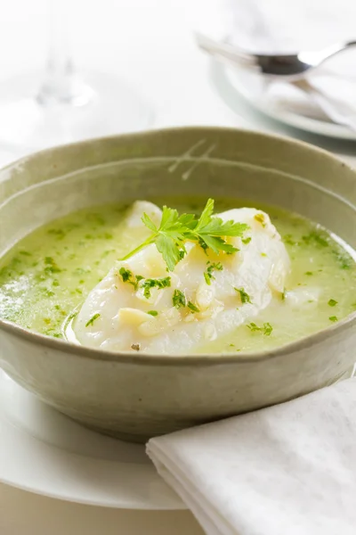 Cod in sauce — Stock Photo, Image