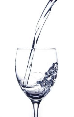 bir bardak su dökme