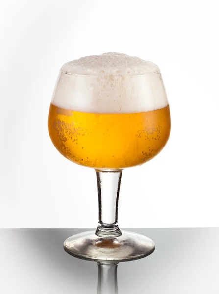 さわやかなビールの氷冷スニフター グラス — ストック写真
