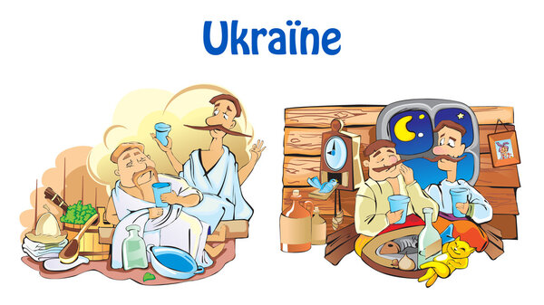 Ukraine vector illustration.