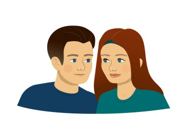 dostum, kadın, genç gençler, sevgi dolu çift veya arkadaş, belki de ikiz - kız ve erkek kardeş.