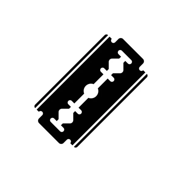 Піктограма Клинка Чорна Мінімалістична Ікона Ізольована Білому Тлі Простий Силует — стоковий вектор
