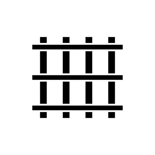 监狱酒吧的图标 简约的图标孤立在白色背景 监狱网格简单的轮廓 网页和移动应用程序设计矢量元素 — 图库矢量图片