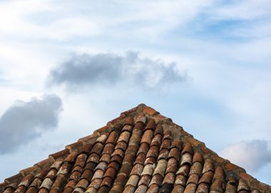 Roof and sky clipart