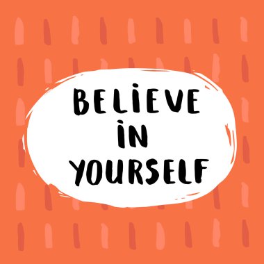 Şirin el çizilmiş doodle kartpostal