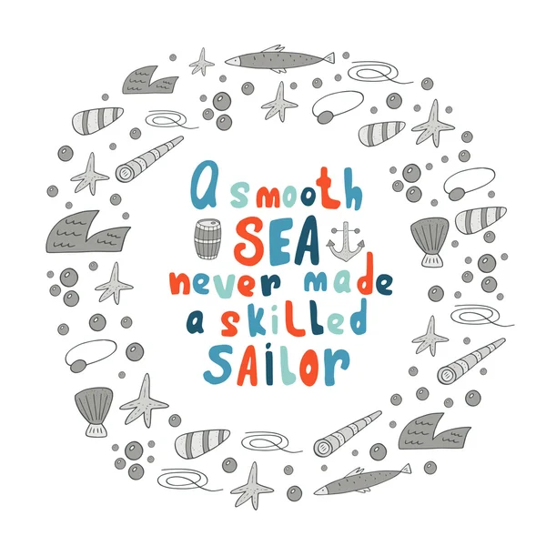 Şirin el çizilmiş doodle