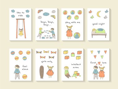 Backgrounds with children activity, life