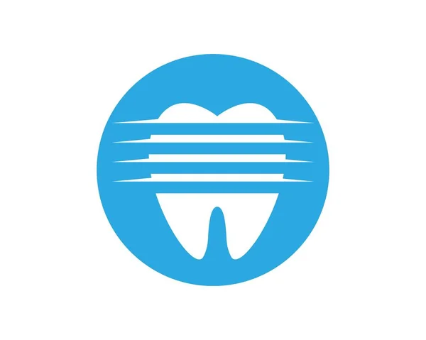 Logotipo Cuidados Dentários Símbolos Ícones Modelo — Vetor de Stock