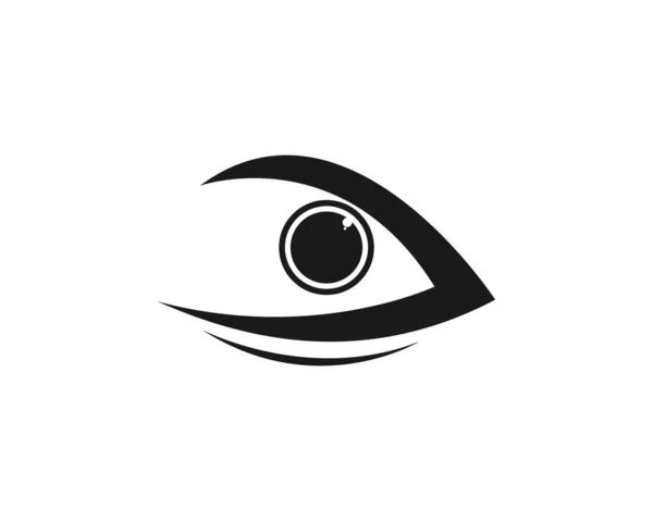 Eye Logos Vector Template Vector Illustratie Pictogram — Stockvector