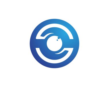 Göz bakımı logo vektörü