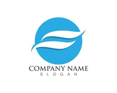 Dalga logoları illüstrasyon vektörü