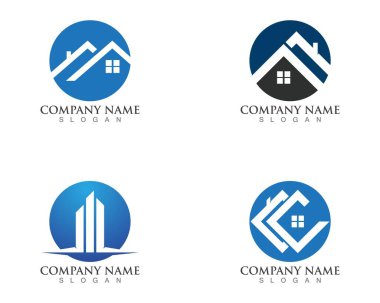 mülkiyet ve inşaat logoları